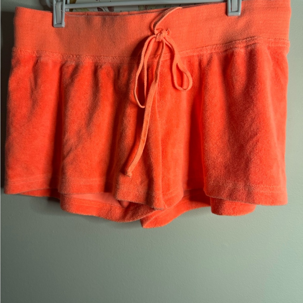Hard tail Bright Orange Terry Cloth Shorts